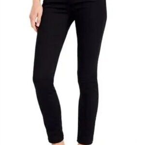 Jcrew toothpick black jean size 27